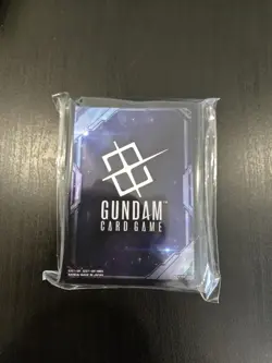 Gundam Card Game Official Card Sleeves EX Space Black Bandai Card Fest - Image 1