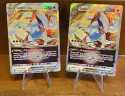 Lugia VSTAR 139/195 Silver Tempest Ultra Rare Pokemon SWSH (2 Cards) NM/MINT - Image 1
