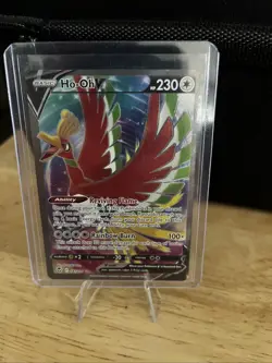 Pokemon - Ho-Oh V - 187/195 - SWSH Silver Tempest - Full Art Card - Image 1