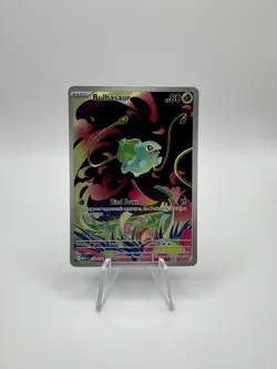 Bulbasaur 133/132 English MEG EN-Mega Evolutions Illustration Rare Pokemon Card - Image 1
