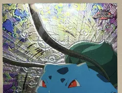 BULBASAUR #01, Series 1 - 2000, Topps TV Animation Edition Chrome Pokemon Card - Image 3