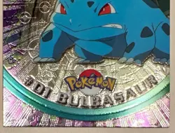 BULBASAUR #01, Series 1 - 2000, Topps TV Animation Edition Chrome Pokemon Card - Image 5