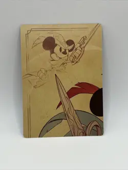 Disney Lorcana TCG MICKEY MOUSE Brave Little Tailor 4 Card Puzzle Token Inserts - Image 4