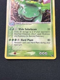 Venusaur 6/17 Holo LP -Vintage Holo Rare Pokemon Card- Pop Series 2 - Image 3