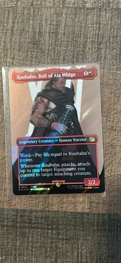 Raubahn, Bull of Ala Mhigo (Borderless) (Surge Foil) Final Fantasy Foil - Image 1