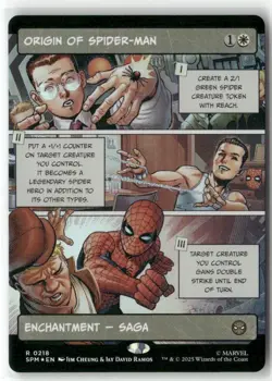 Origin of Spider-Man (Borderless) Marvel's Spider-Man Foil 218 - Image 1