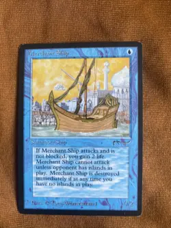 LP - Merchant Ship - Arabian Nights - Reserved List -MTG - Image 1