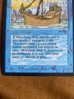 LP - Merchant Ship - Arabian Nights - Reserved List -MTG - Image 3