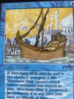 LP - Merchant Ship - Arabian Nights - Reserved List -MTG - Image 4