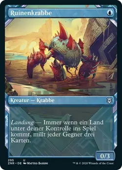 Ruinenkrabbe / Ruin Crab - ZENDIKAR RISING Extra - deutsch (n-mint +) *Mill* - Image 1