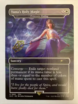 MTG Yuna's Holy Magic (Regular) Secret Lair x Final Fantasy 1868 FFX FF10 - Image 1