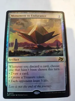 MTG- Monument to Endurance FOIL - Aetherdrift - Image 1
