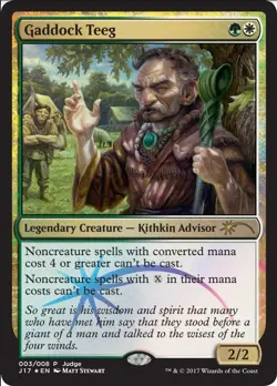 [1x] Gaddock Teeg - Foil DCI Judge Promo Near Mint, English Foil Judge Promos MT - Image 1