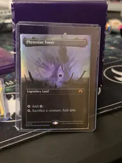 Phyrexian Tower (Borderless) Modern Horizons 3 Foil Magic the Gathering NM - Image 1