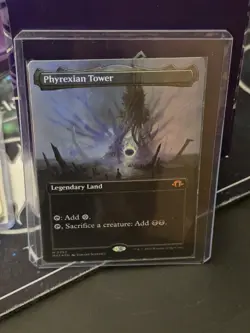 Phyrexian Tower (Borderless) Modern Horizons 3 Foil Magic the Gathering NM - Image 3