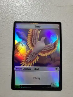 1x Bird (002) Ornithopter Token x1 1x FOIL Dominaria United NM MTG Free Shipping - Image 1