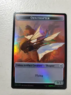 1x Bird (002) Ornithopter Token x1 1x FOIL Dominaria United NM MTG Free Shipping - Image 2