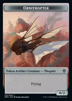 Soldier / Ornithopter Token x1 1x FOIL Dominaria United NM MTG - Image 2