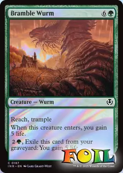 Bramble Wurm 187 MTG Innistrad Remastered Common NP Foil - Image 1