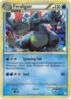 Pokemon TCG - Feraligatr 20/123 Shattered Holo Theme Deck Exclusive [Near Mint] - Image 1