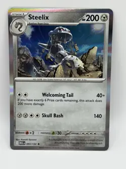 Steelix 093/132 - Reverse Holo - Pokemon TCG: Mega Evolution - NM - Image 1