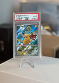 Pokemon 2023 Pikachu #027 PSA 10 Paldea Evolved Promo - Image 1
