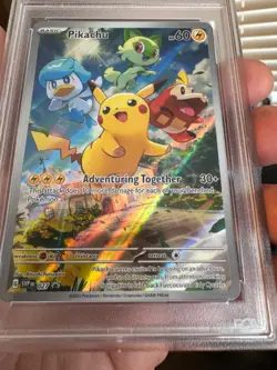 Pokemon 2023 Pikachu #027 PSA 10 Paldea Evolved Promo - Image 3