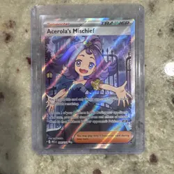 Acerola's Mischief 165/132 Mega Evolution Pokemon Full Art Trainer - Image 1