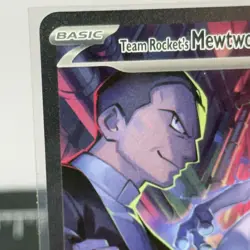 Pokemon Team Rockets Mewtwo EX SIR 231/182 NM Destined Rivals - Fresh Pull - Image 4