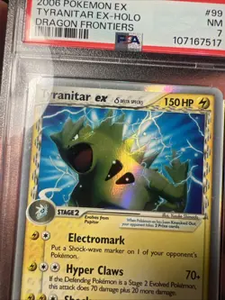 Pokemon Tyranitar EX Dragon Frontiers Ultra Rare #99 PSA 7 - Image 5