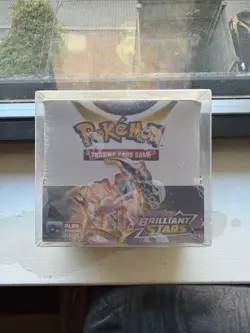 Pokemon TCG Sword & Shield Brilliant Stars Factory Sealed Booster Box - Image 1