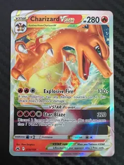 Pokemon TCG Charizard VSTAR Crown Zenith Holo Ultra Rare 019/159 NM - Image 1