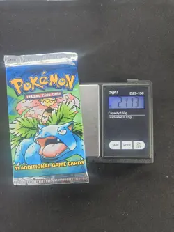 Pokemon Base Set Booster Pack Unlimited Venasaur Art WOTC TCG Vintage Sealed - Image 4