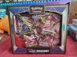 Pokemon TCG VMAX Dragons Premium Collection Box, Rayquaza, Duraludon - Image 3