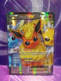 Pokemon TCG Flareon EX (Full Art) RC28-32 Generations: Radiant Collection Holo - Image 1
