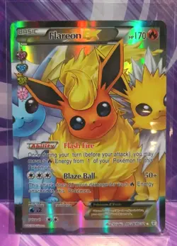 Pokemon TCG Flareon EX (Full Art) RC28-32 Generations: Radiant Collection Holo - Image 2