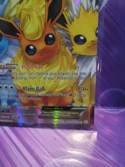 Pokemon TCG Flareon EX (Full Art) RC28-32 Generations: Radiant Collection Holo - Image 4