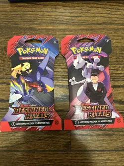 Pokemon Destined Rivals Sleeved Booster Pack Lot x2 Surging Sparks x2 4 total - Image 2