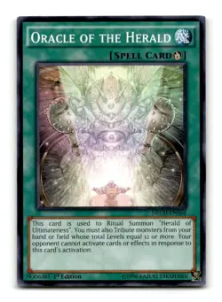 Oracle of the Herald - NECH-EN066 1st Edition - YuGiOh-LP - Image 1