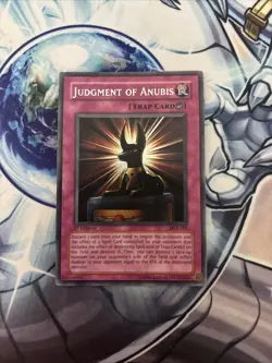 (EF) YU-GI-OH! JUDGMENT OF ANUBIS-SR-DCR-105-1ST EDITION LP - Image 1