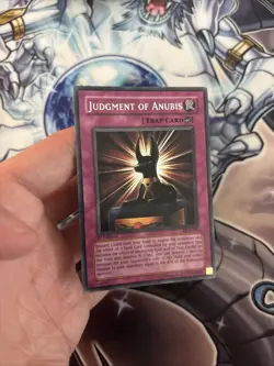 (EF) YU-GI-OH! JUDGMENT OF ANUBIS-SR-DCR-105-1ST EDITION LP - Image 2