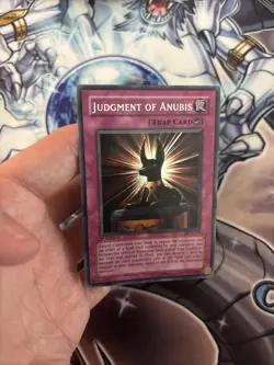 (EF) YU-GI-OH! JUDGMENT OF ANUBIS-SR-DCR-105-1ST EDITION LP - Image 3