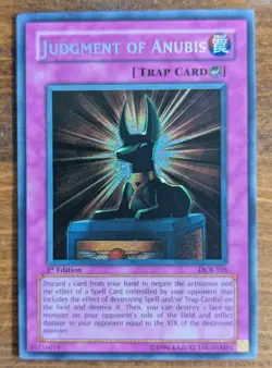 Yugioh Judgment of Anubis - DCR-105 - Secret Rare - 1st Edition - LP - Image 1