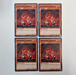 Yu-Gi-Oh! Unmasked Dragon (EGO1-EN016) 1st Edition (NEAR MINT) (4X) - Image 1