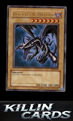 Red-Eyes B. Dragon LOB-070 Ultra Rare The Legend of Blue Eyes White Dragon YuGiO - Image 1