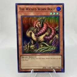 Yugioh The Wicked Worm Beast KC01-EN031 Ultra Rare 25th Anniversary Kaiba Set - Image 1