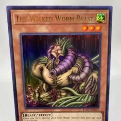 Yugioh The Wicked Worm Beast KC01-EN031 Ultra Rare 25th Anniversary Kaiba Set - Image 2