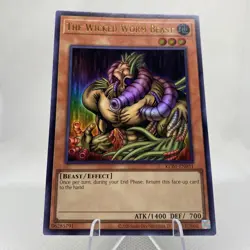 Yugioh The Wicked Worm Beast KC01-EN031 Ultra Rare 25th Anniversary Kaiba Set - Image 3