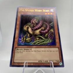 Yugioh The Wicked Worm Beast KC01-EN031 Ultra Rare 25th Anniversary Kaiba Set - Image 4
