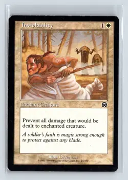 INVIOLABILITY - MTG Magic the Gathering Card - Mercadian Masques - Common - Image 1